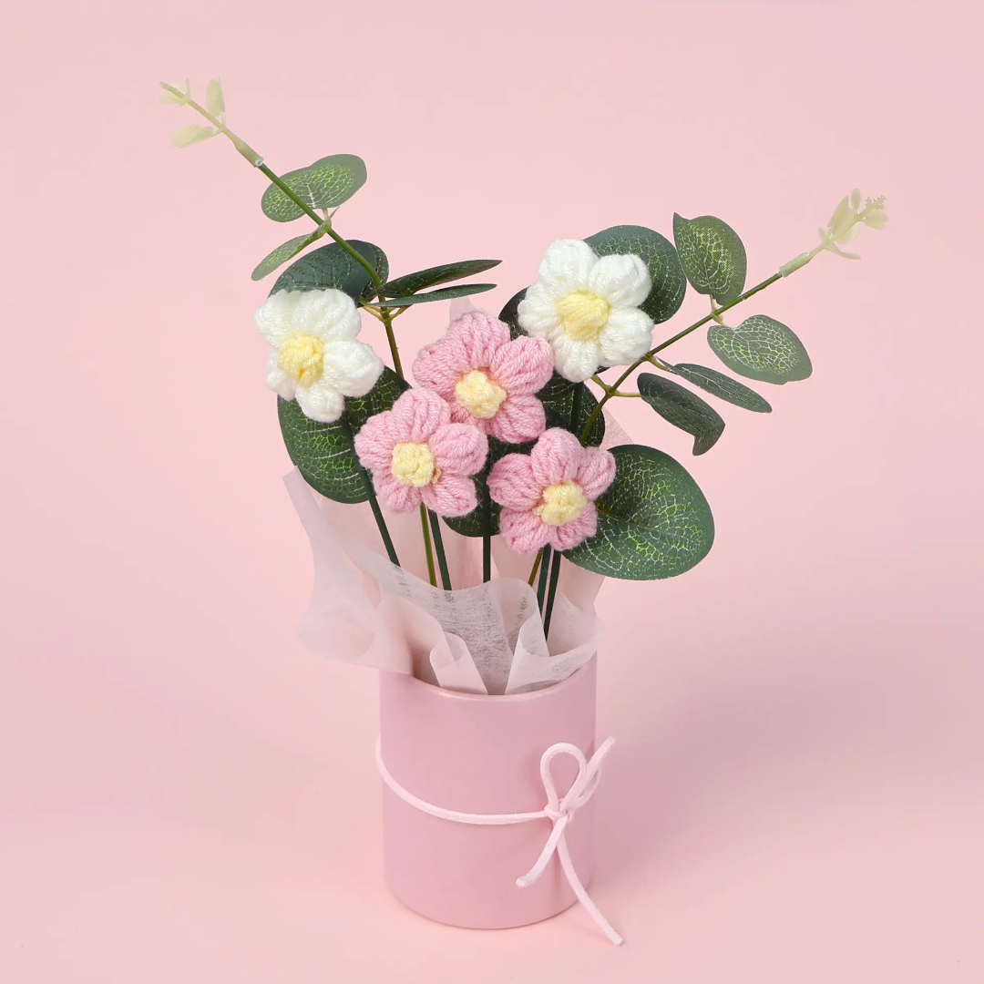 Woolen flower bouquet 💐 Handmade with lots of love