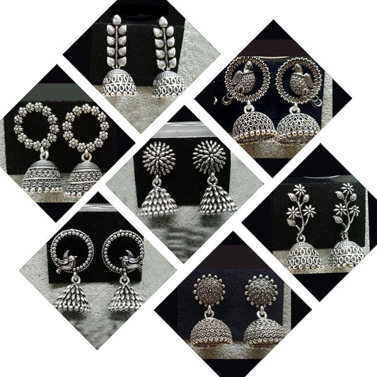 12 set of oxidised earrings gift set π comes in a gift box π